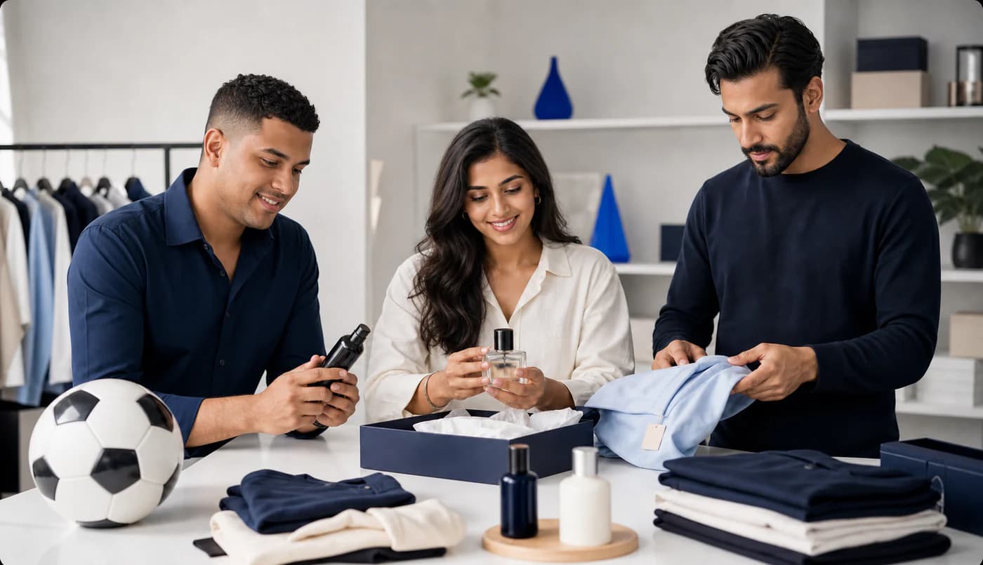 Areezal team curating lifestyle, personal care, and sports products